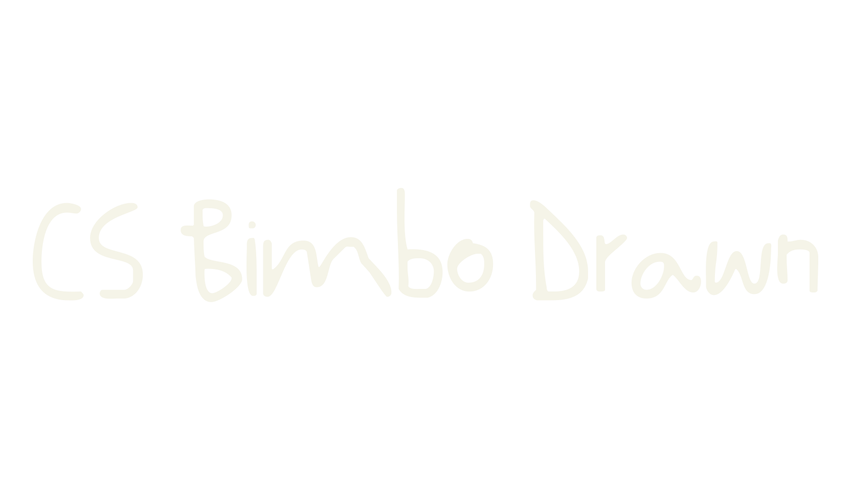 CS Bimbo Drawn, display market font preview