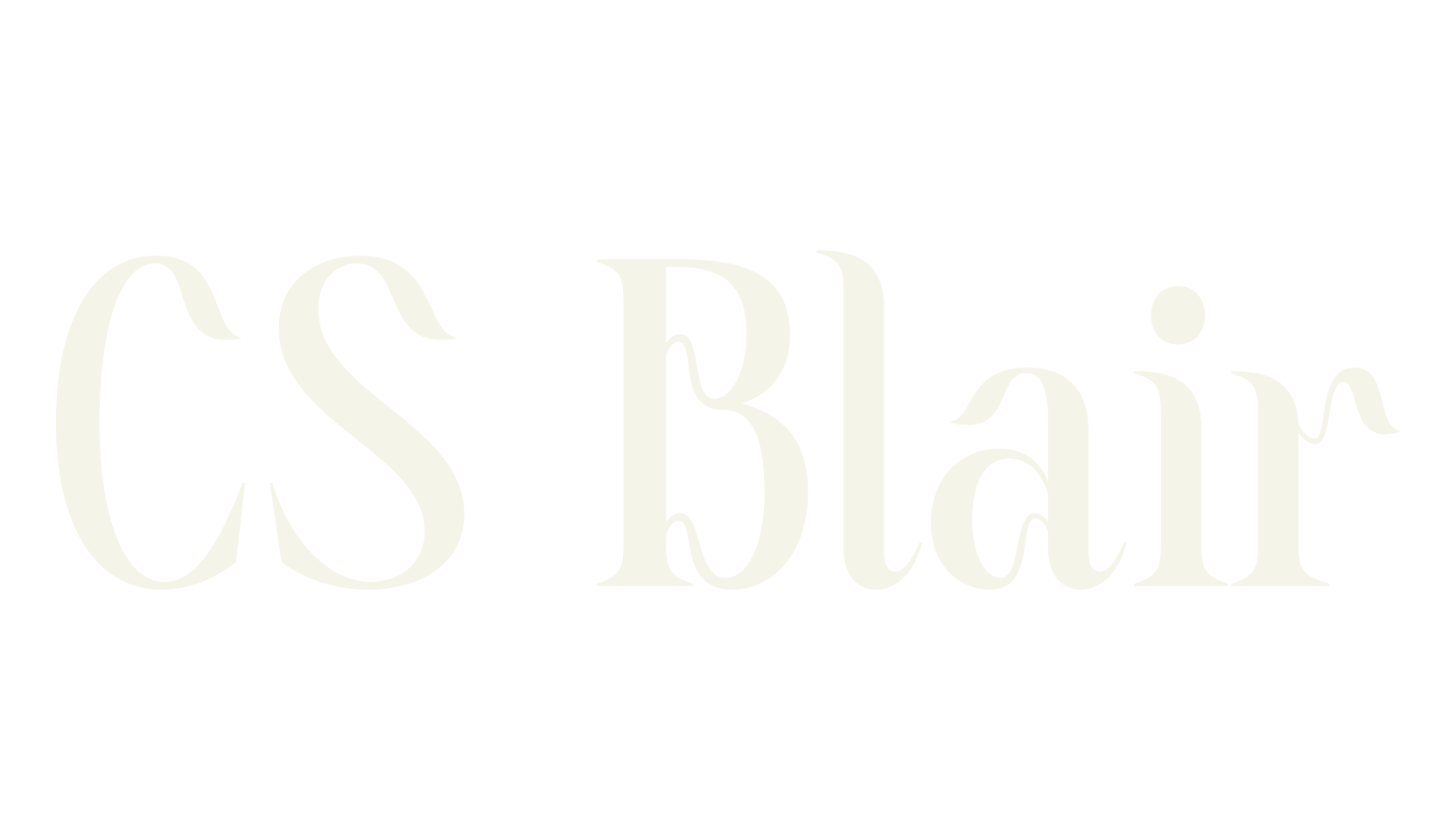 CS Blair, art deco font preview