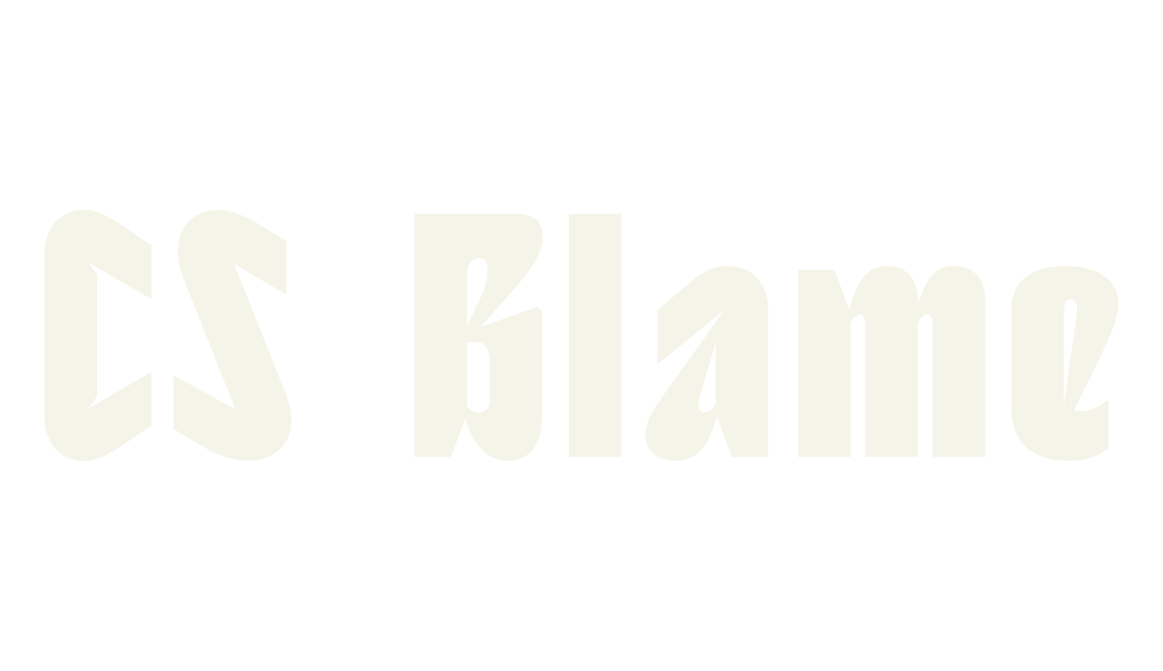 CS Blame, bold font preview