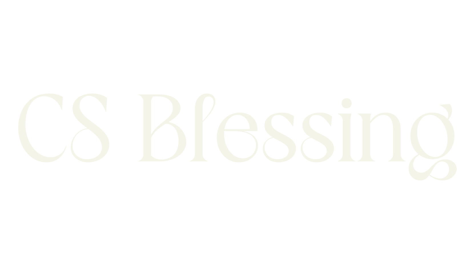 CS Blessing, art deco font preview