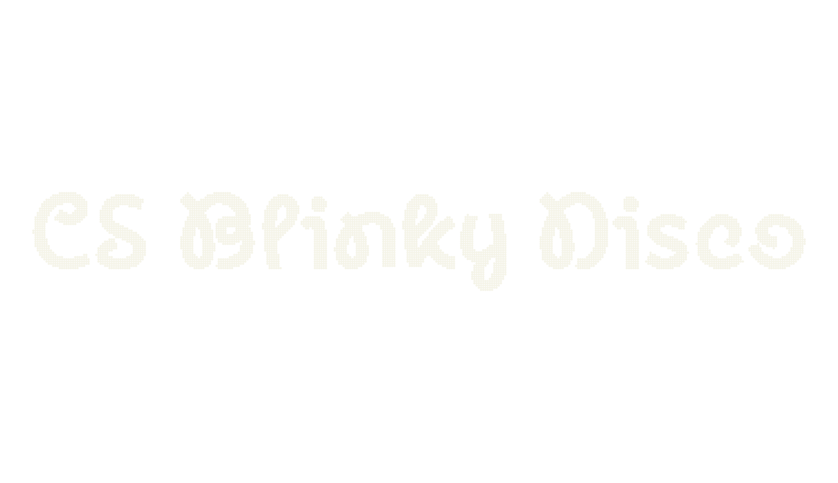CS Blinky Disco, display market font preview