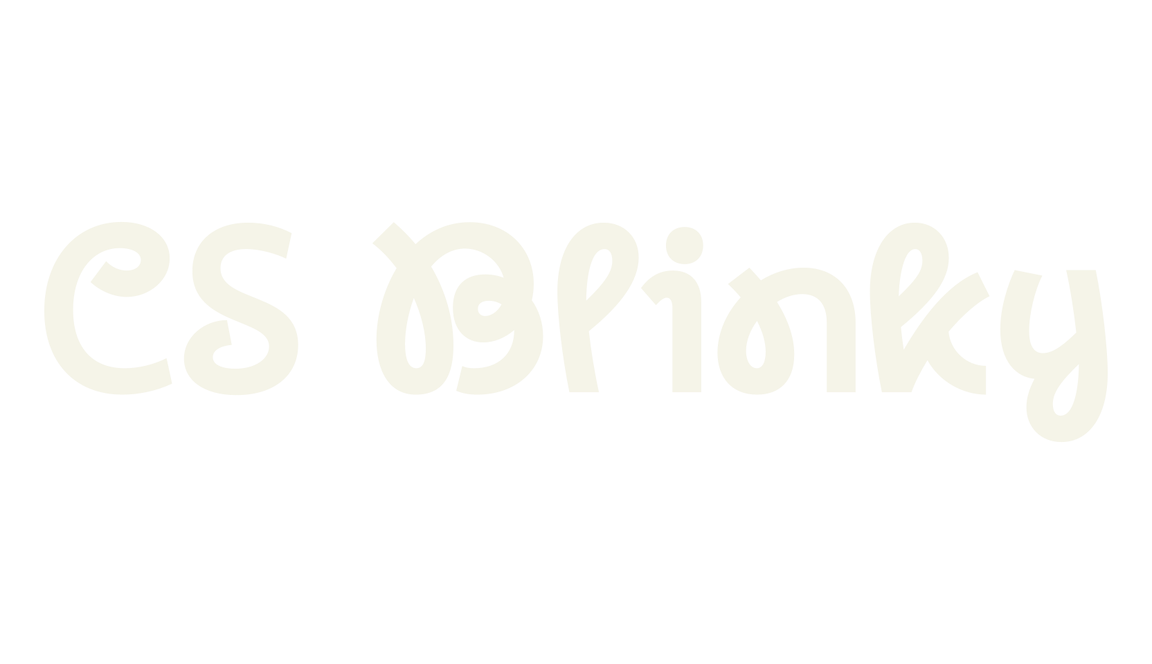CS Blinky, fun font preview