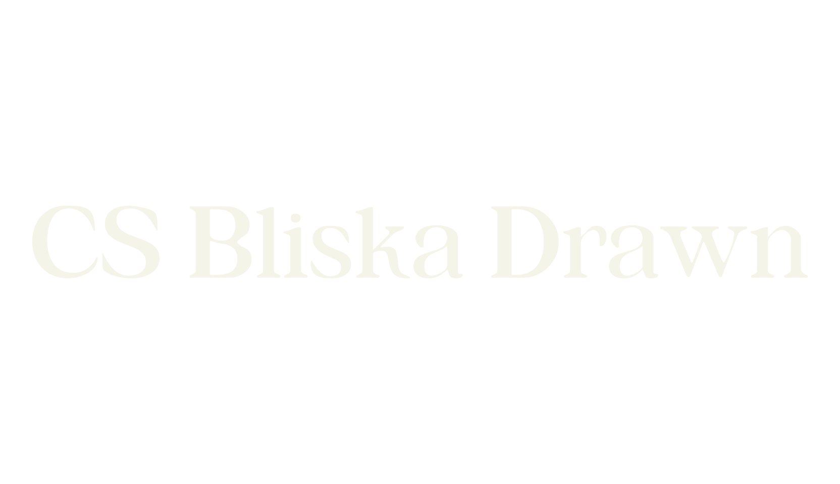 CS Bliska Drawn, display market font preview