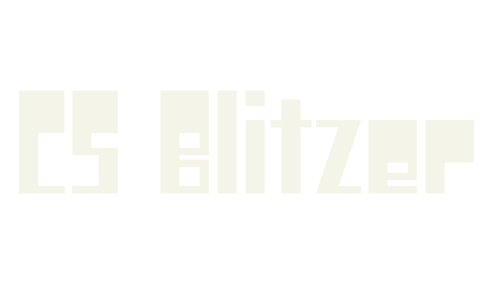 CS Blitzer, modern font preview