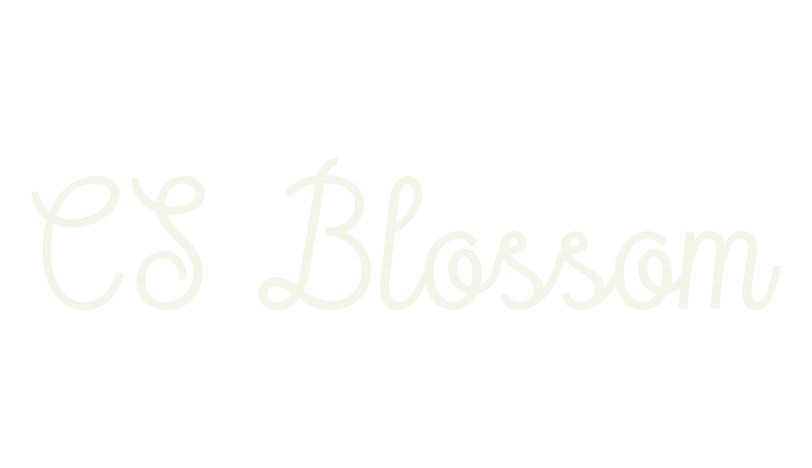 CS Blossom, poster font preview