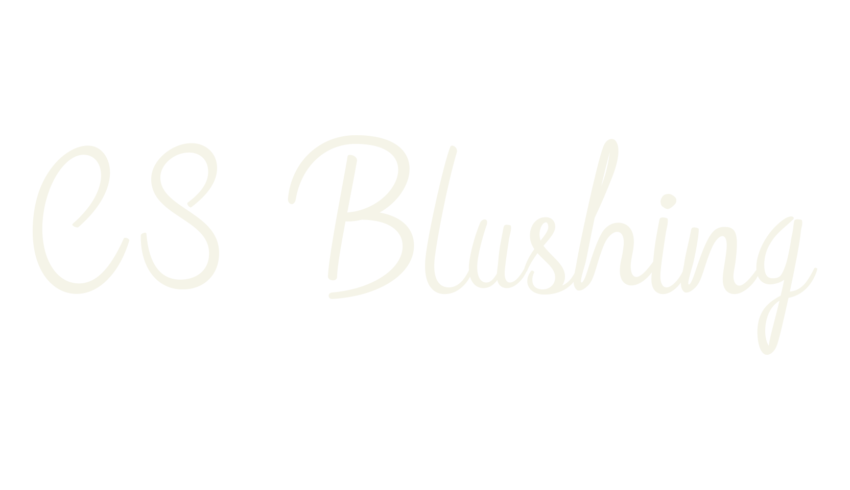 CS Blushing, logo font preview