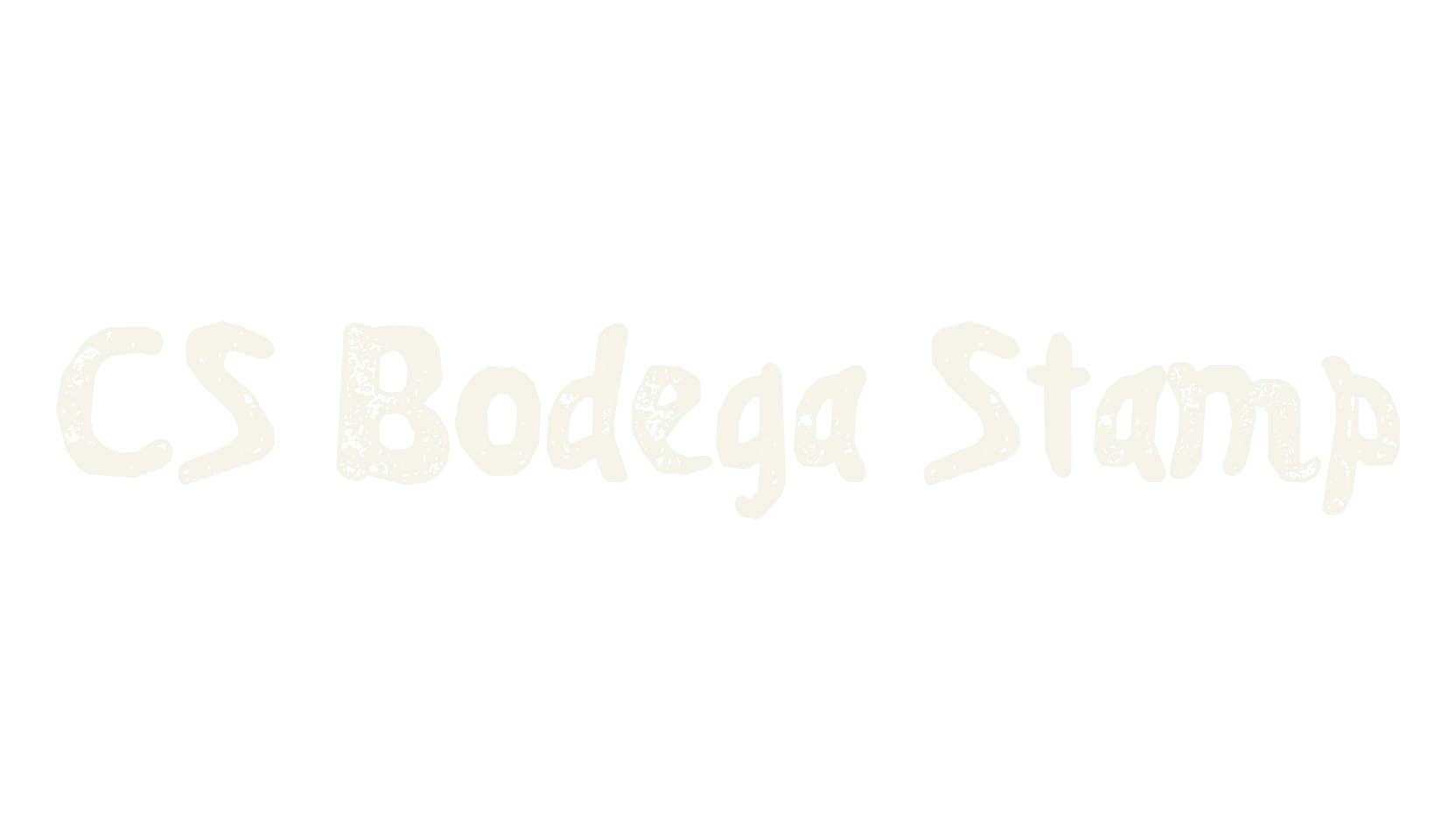 CS Bodega Stamp, display market font preview
