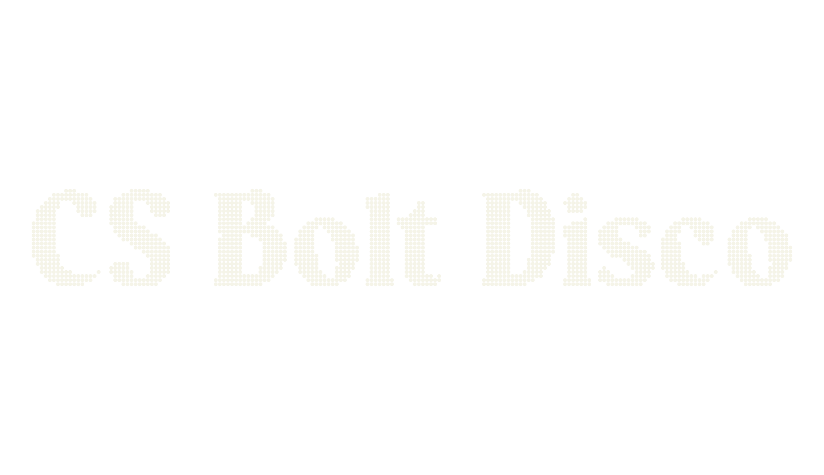 CS Bolt Disco, display market font preview