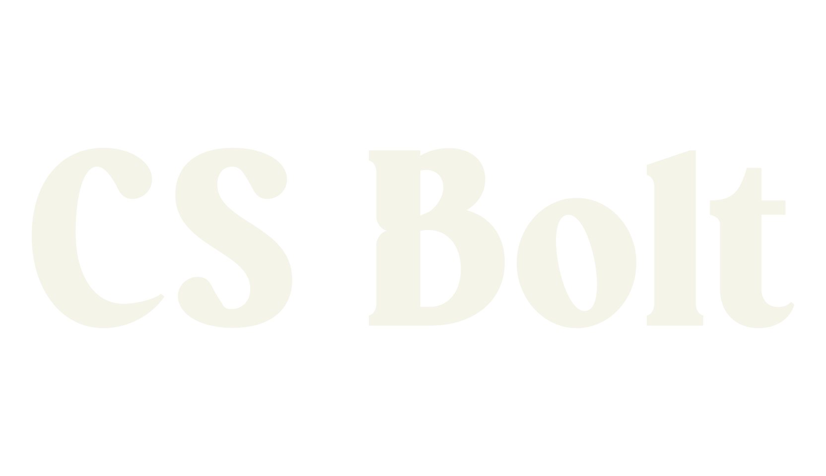 CS Bolt, display market font preview