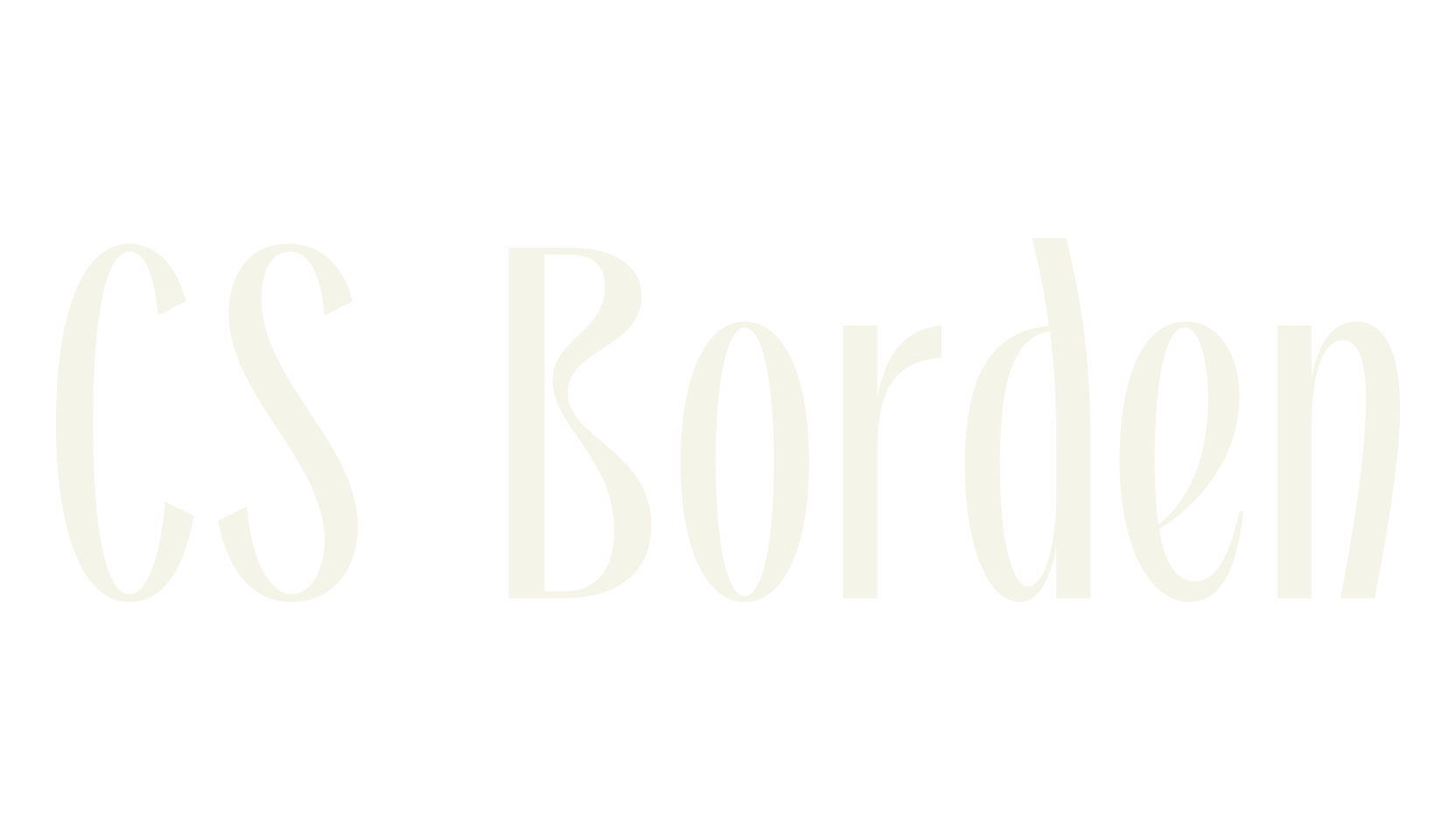 CS Borden, sans serif font preview