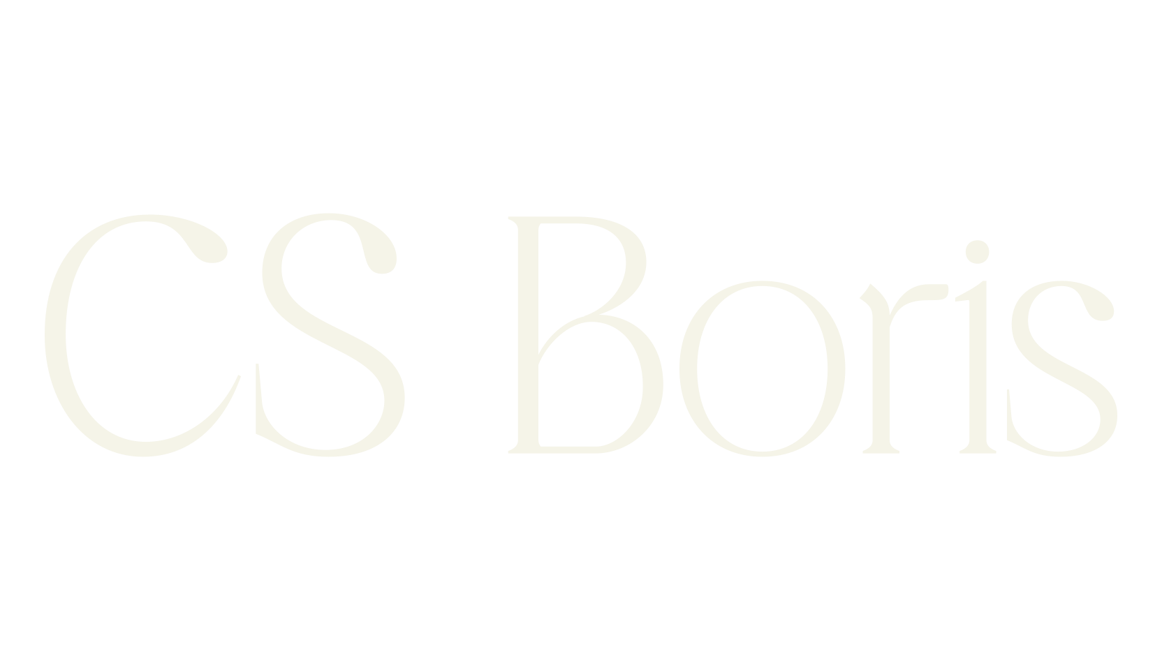 CS Boris, elegant font preview