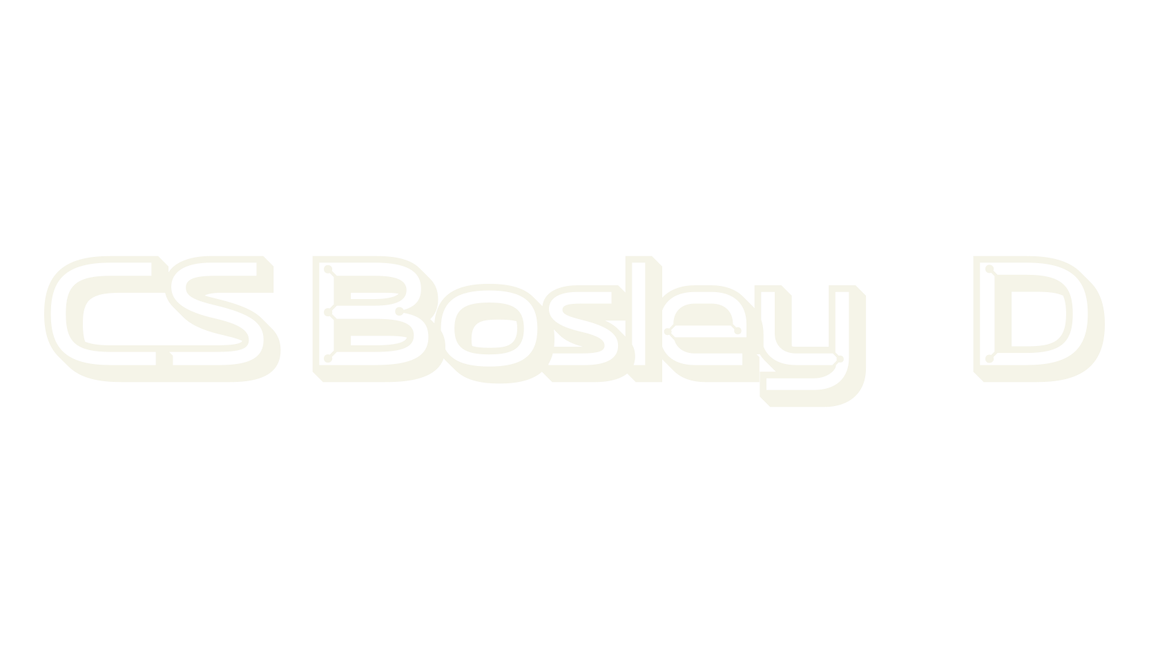 CS Bosley 3D, 3d font preview