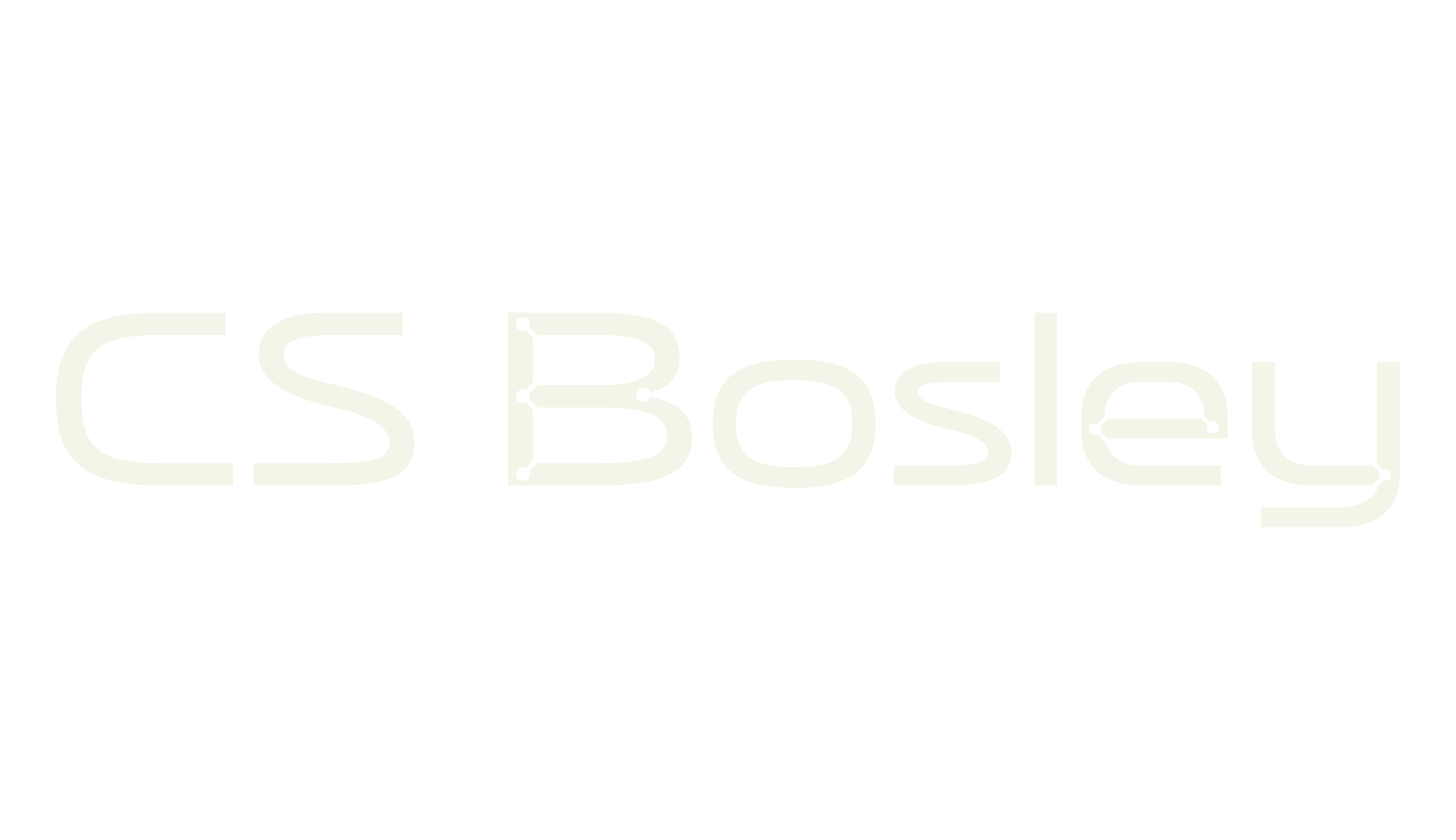 CS Bosley, corporate font preview