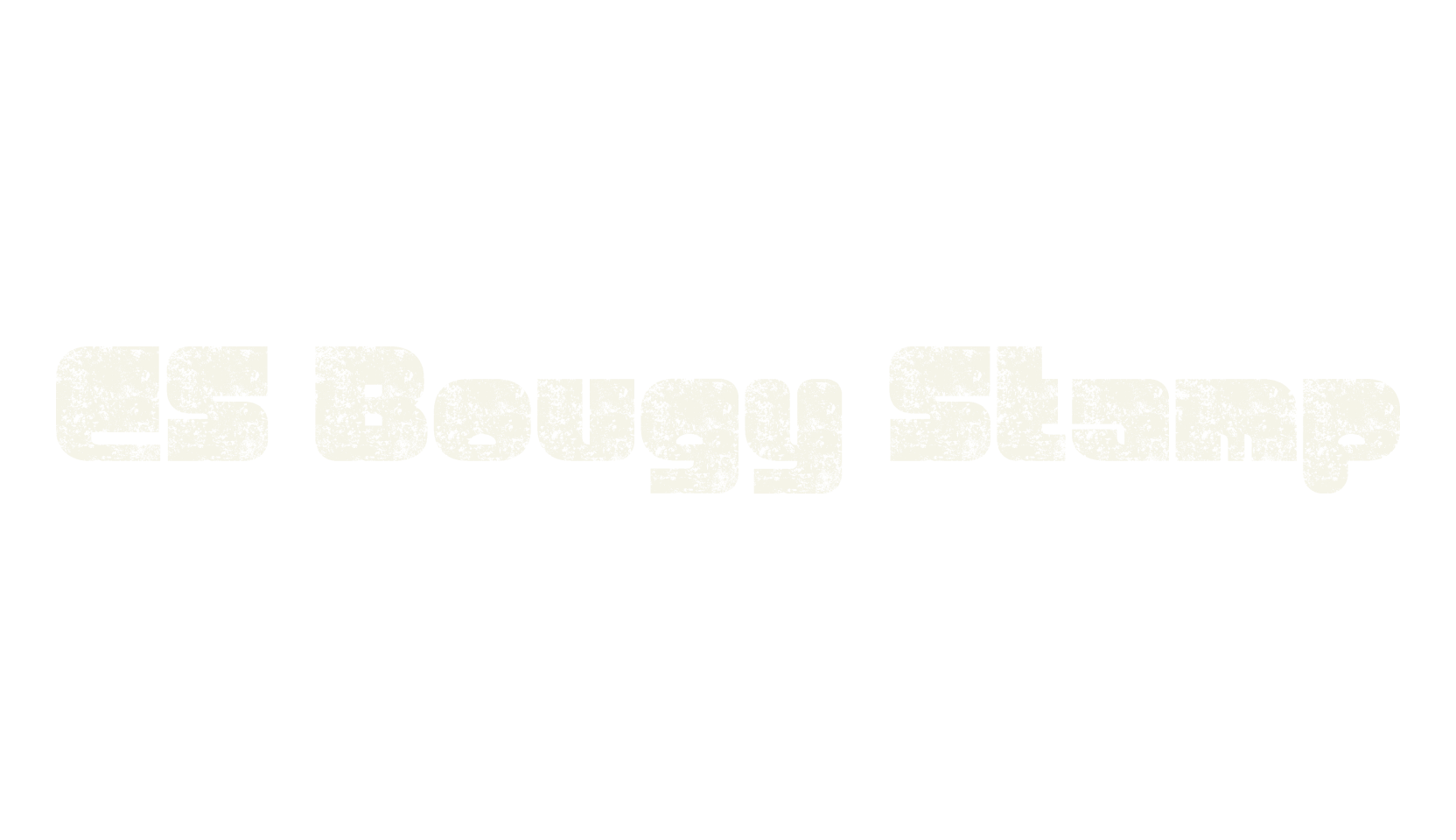 CS Bougy Stamp, stamp font preview