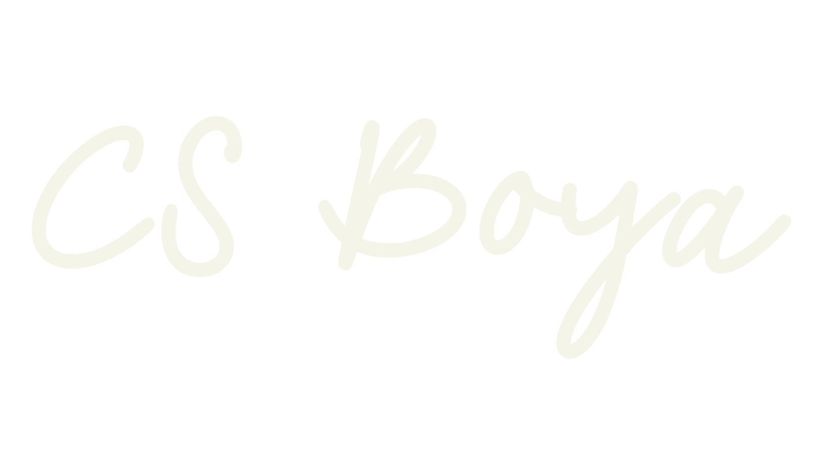 CS Boya, cursive font preview