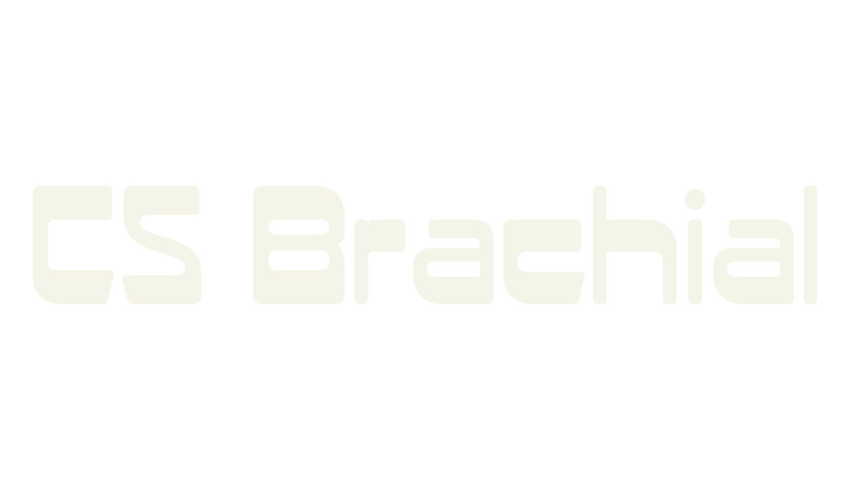 CS Brachial, modern font preview