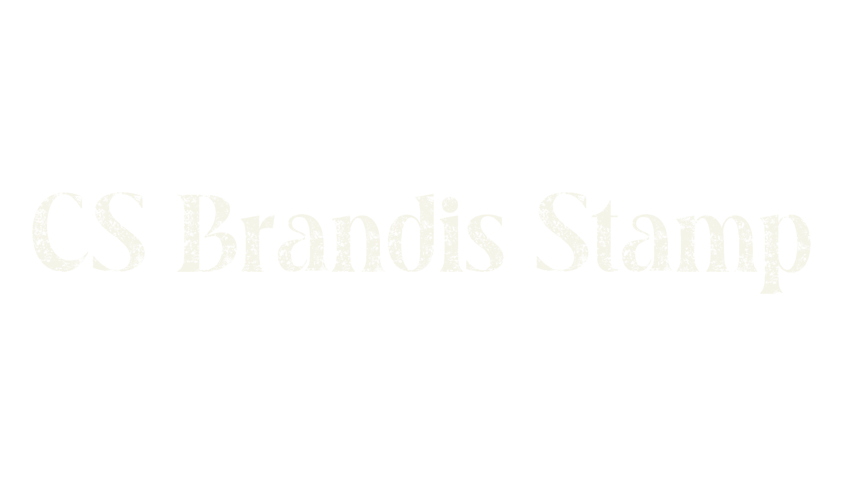 CS Brandis Stamp, display market font preview