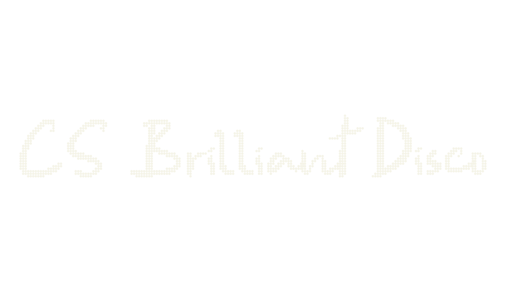 CS Brilliant Disco, display market font preview