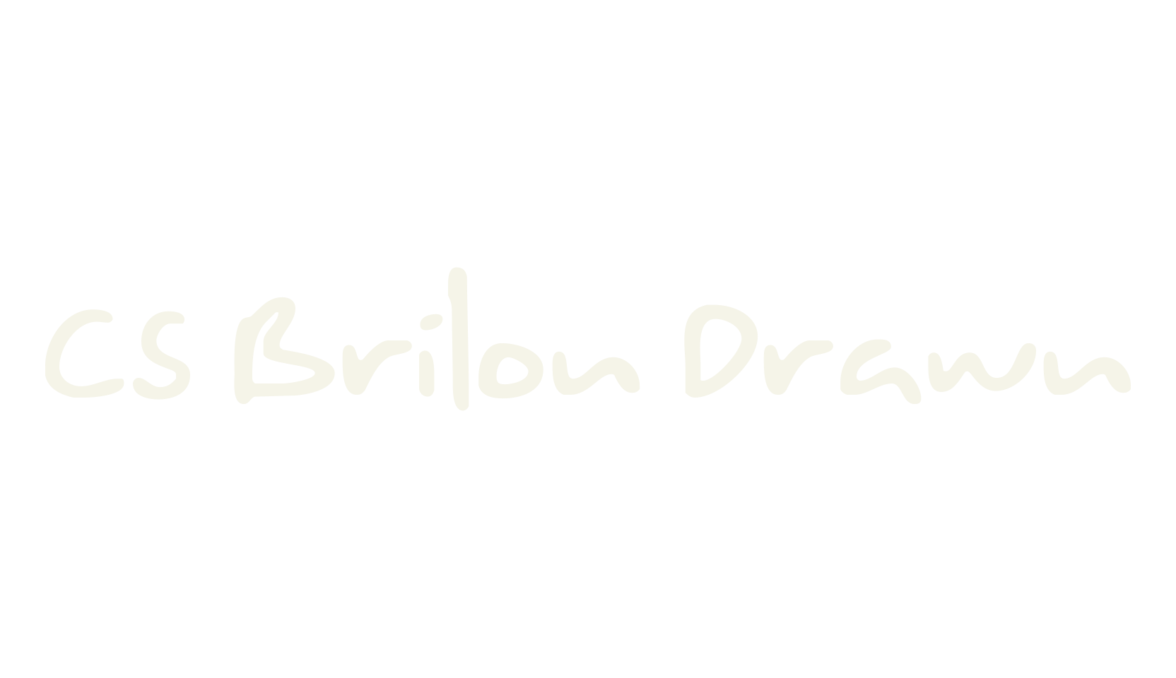 CS Brilon Drawn, handwritten font preview