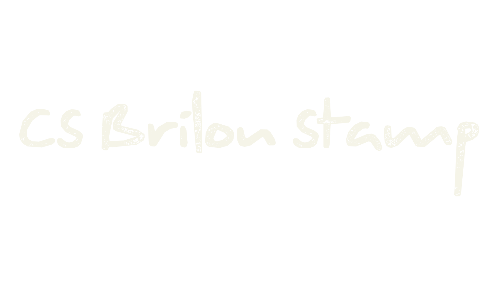 CS Brilon Stamp, handwritten font preview
