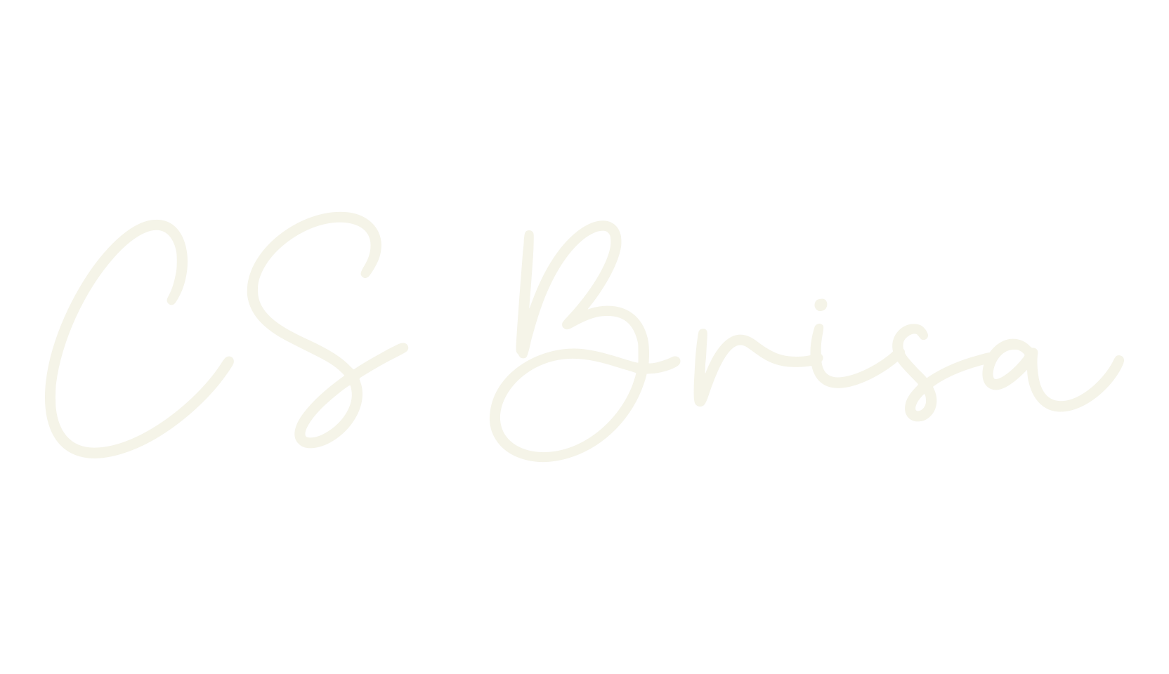 CS Brisa, cursive font preview