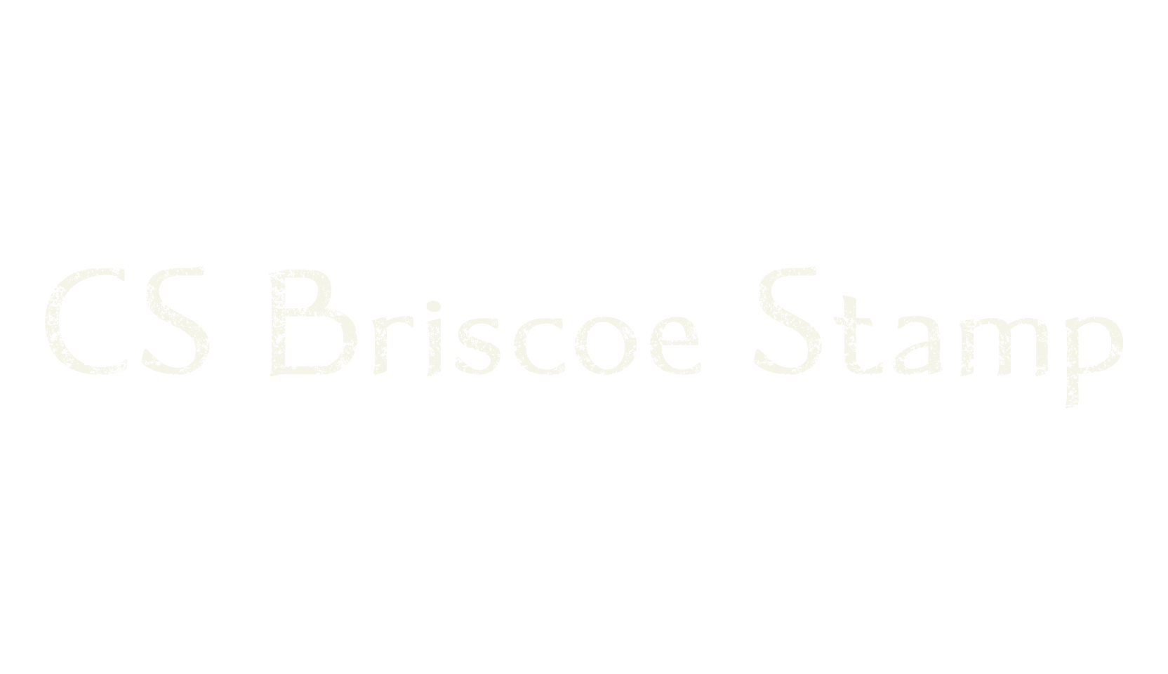 CS Briscoe Stamp, display market font preview