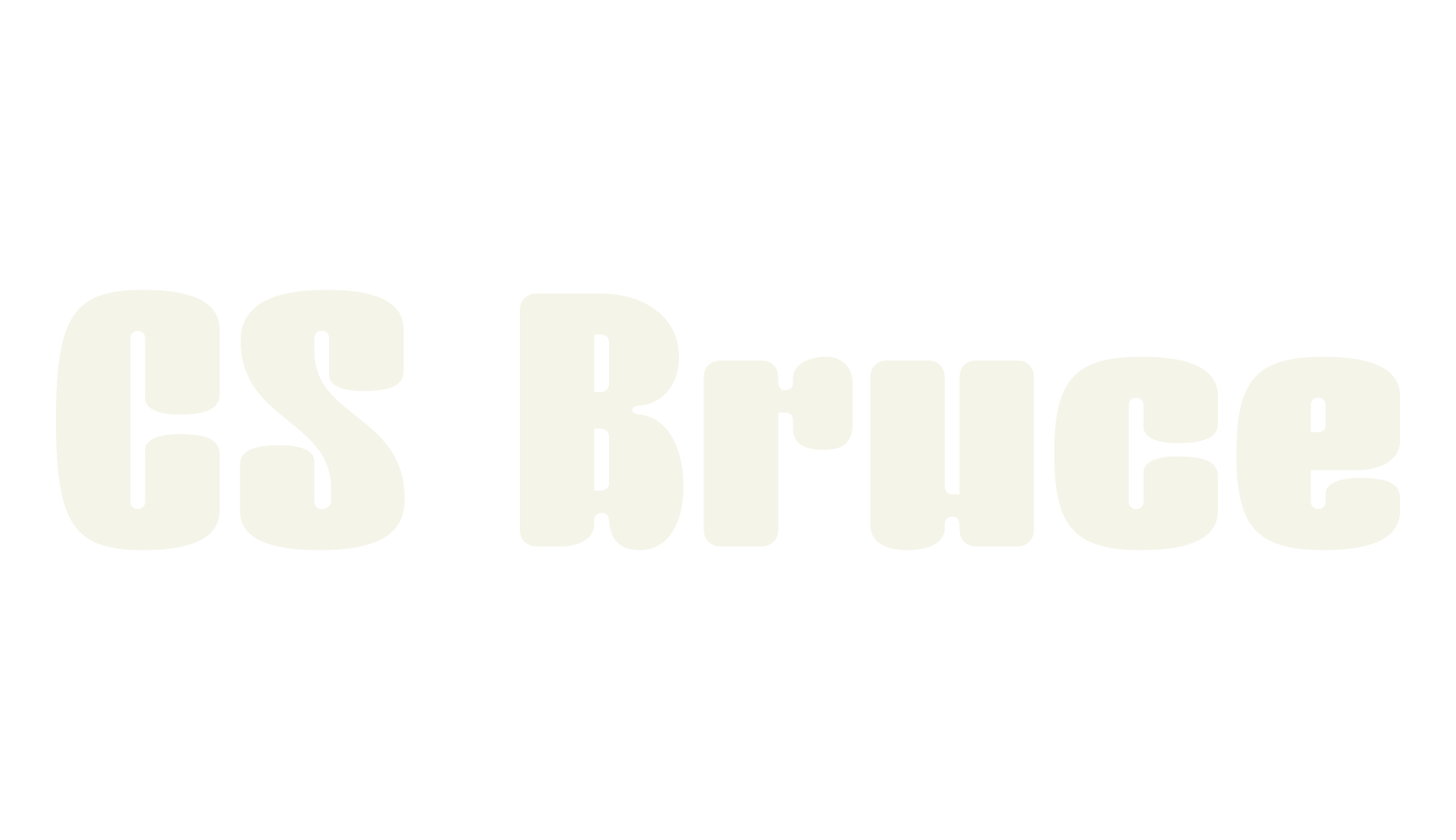 CS Bruce, bold font preview