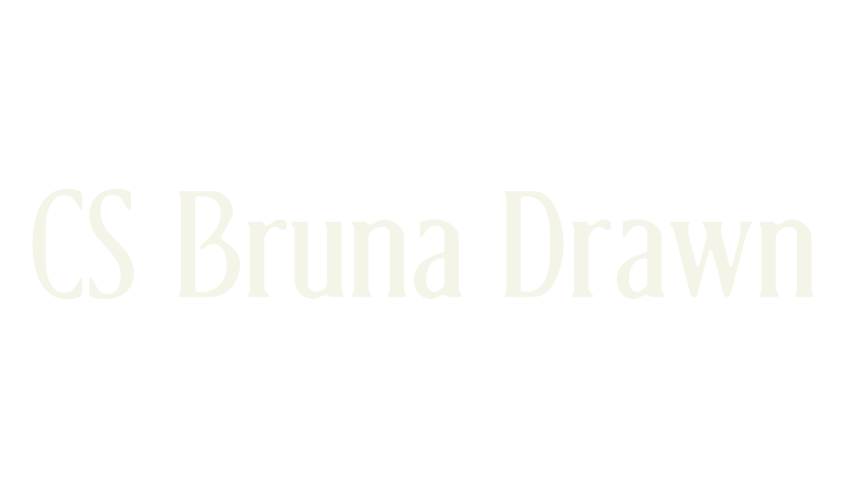 CS Bruna Drawn, display market font preview