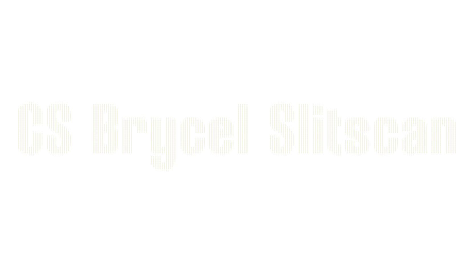 CS Brycel Slitscan, sans font preview
