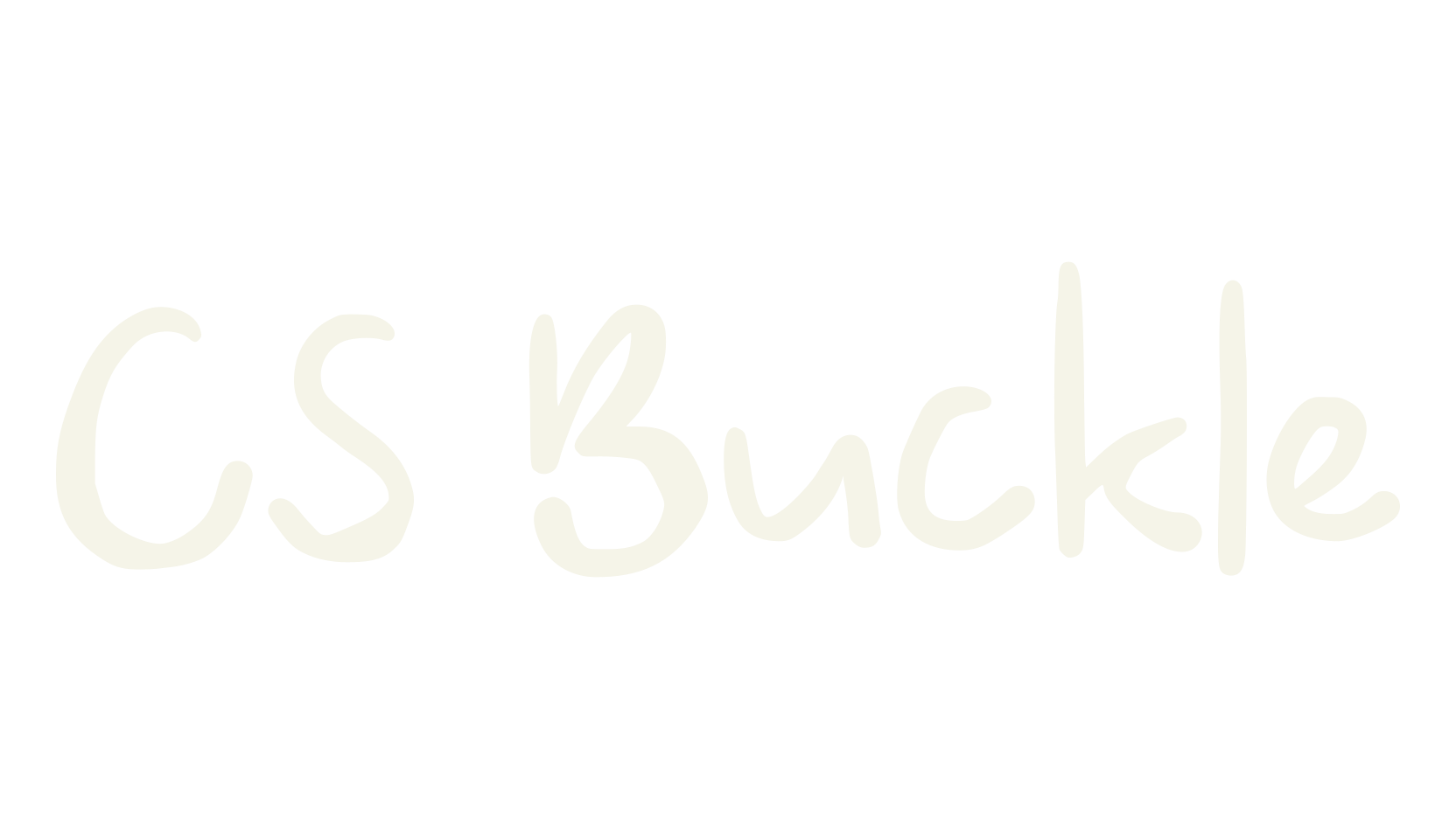 CS Buckle, scribble font preview