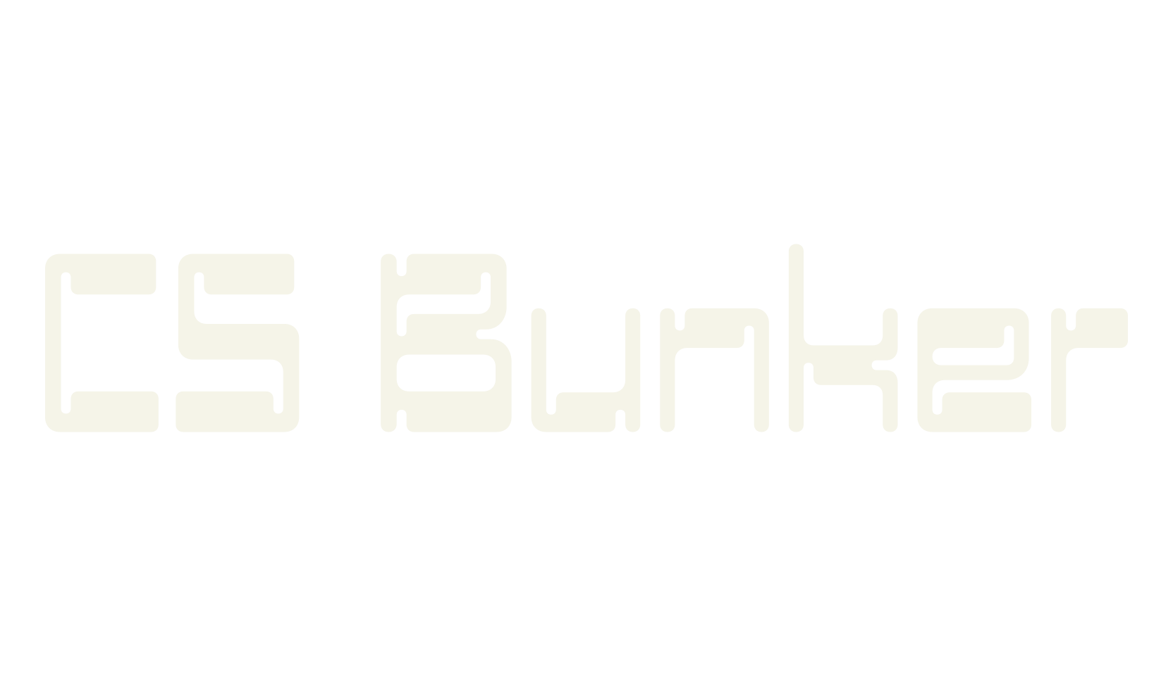 CS Bunker, logo font preview