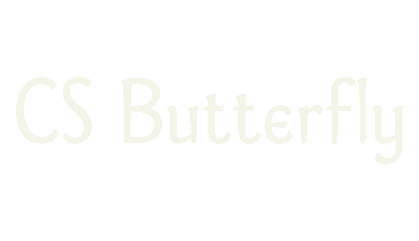 CS Butterfly, greek font preview
