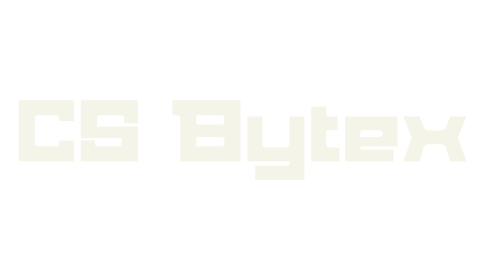 CS Bytex, cyber font preview