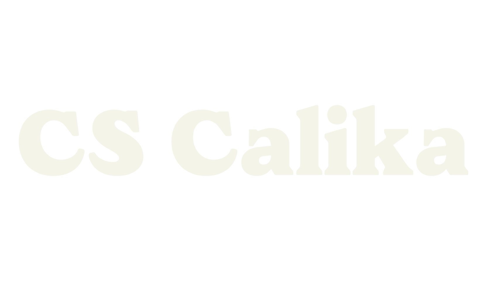 CS Calika, cute font preview
