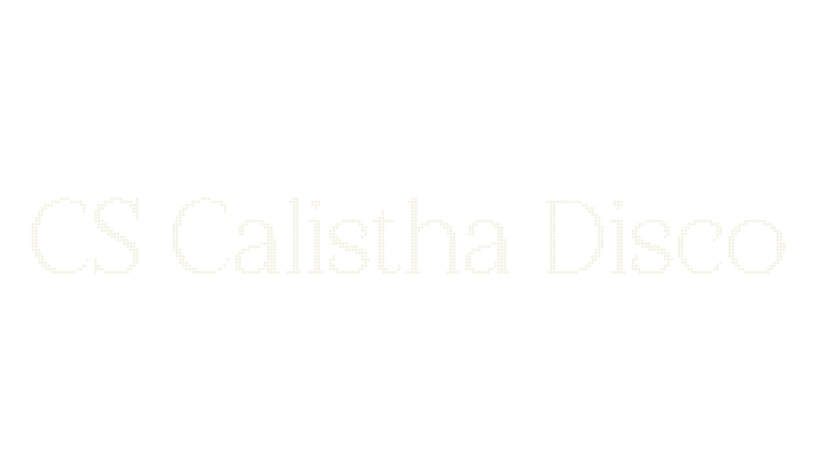 CS Calistha Disco, serif font preview