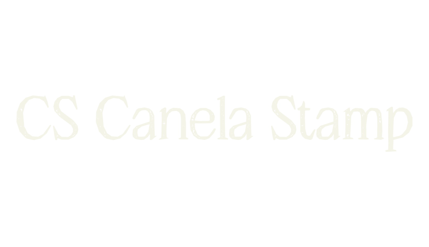 CS Canela Stamp, serif font preview