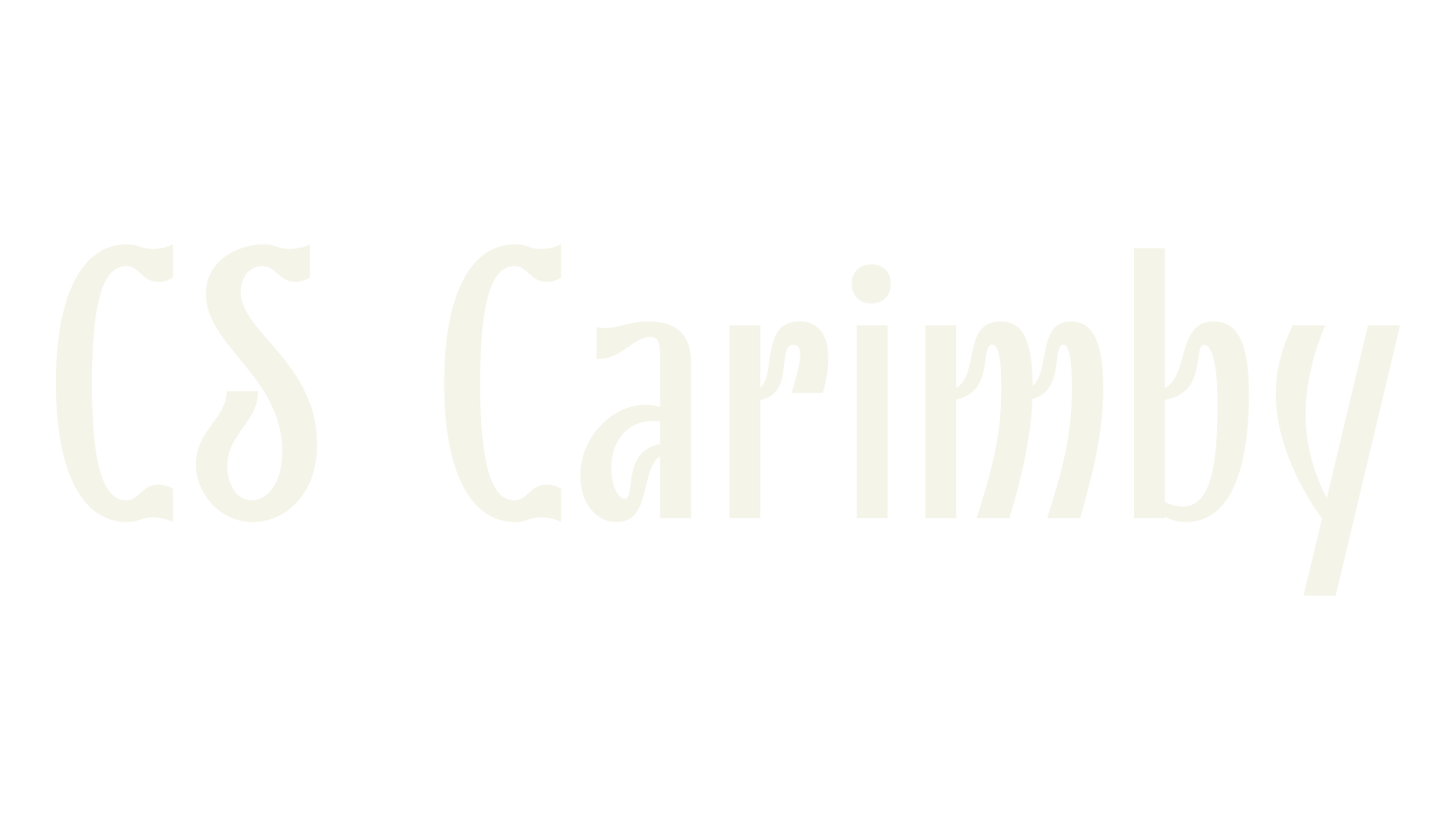 CS Carimby, art deco font preview