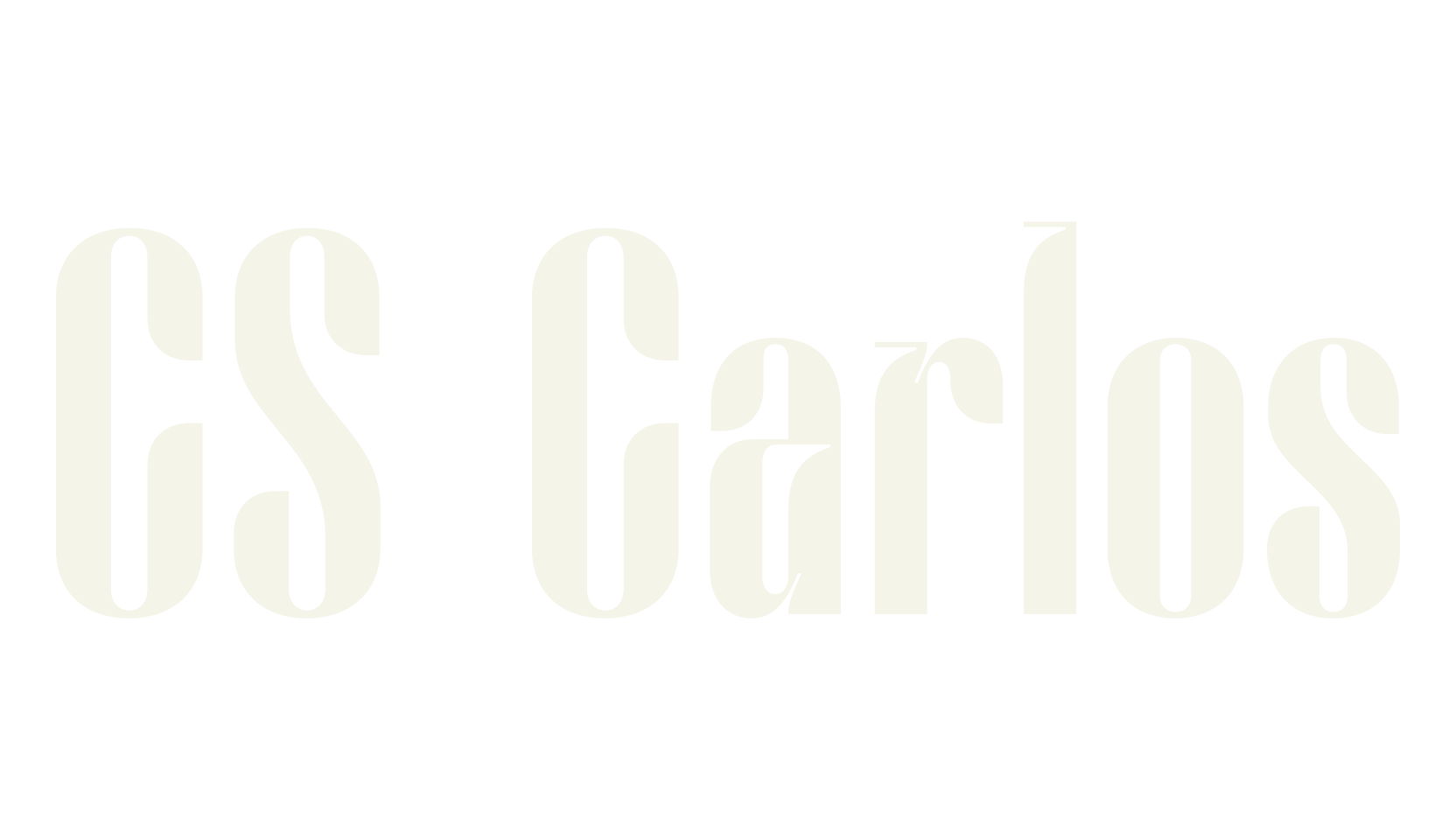 CS Carlos, condensed font preview