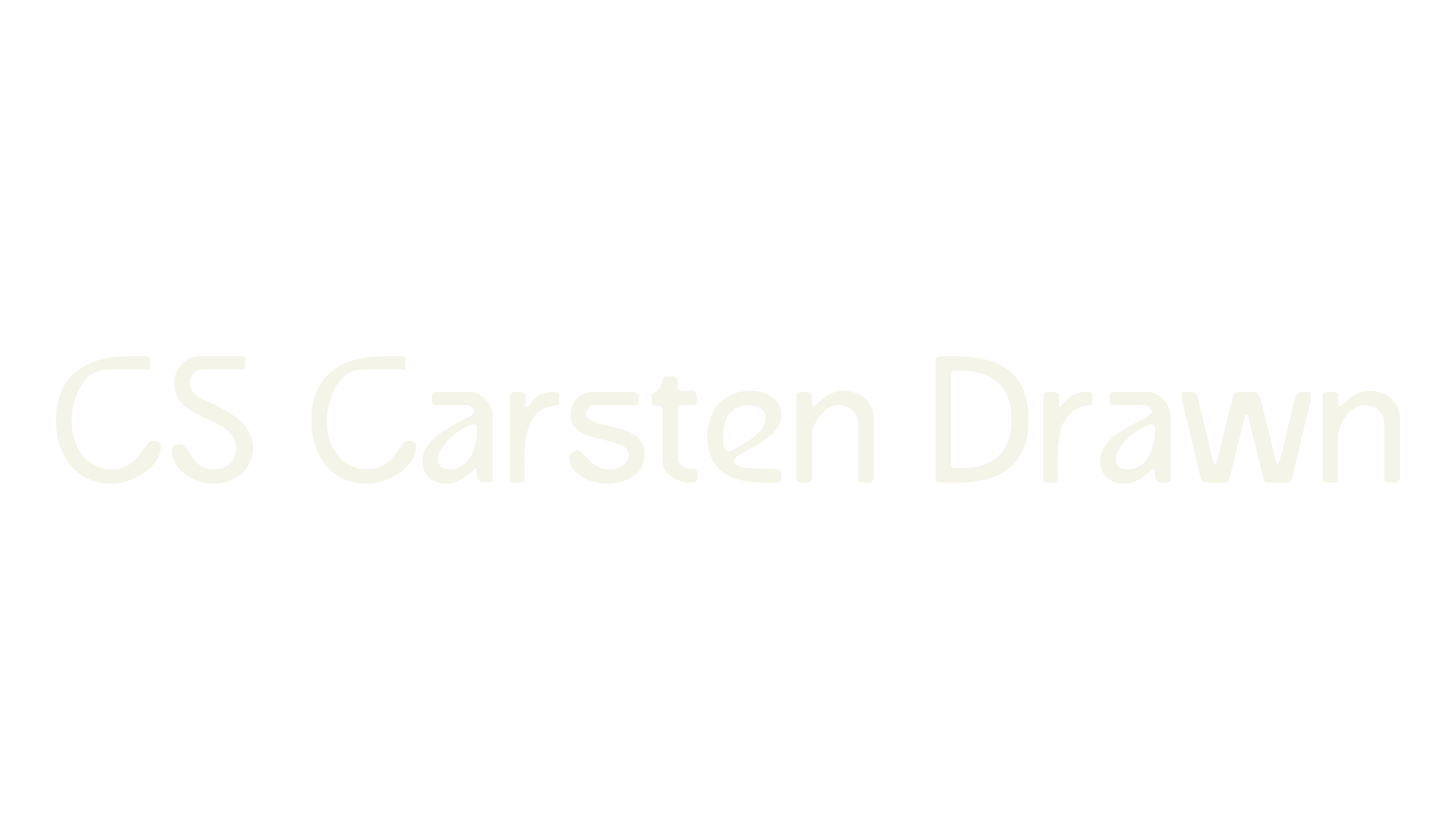 CS Carsten Drawn, display market font preview