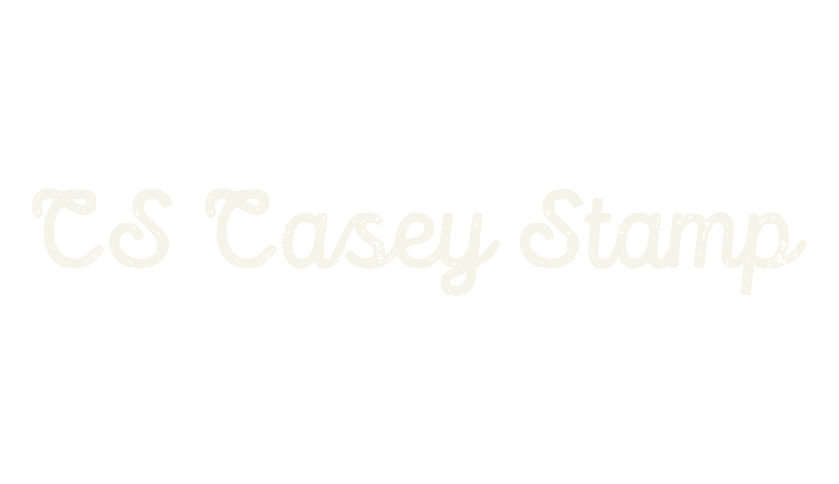CS Casey Stamp, fashion script font preview
