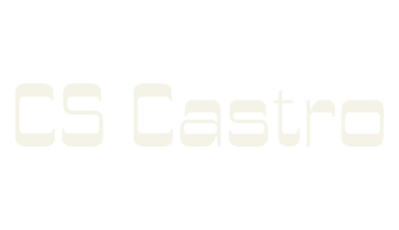 CS Castro, retro font preview