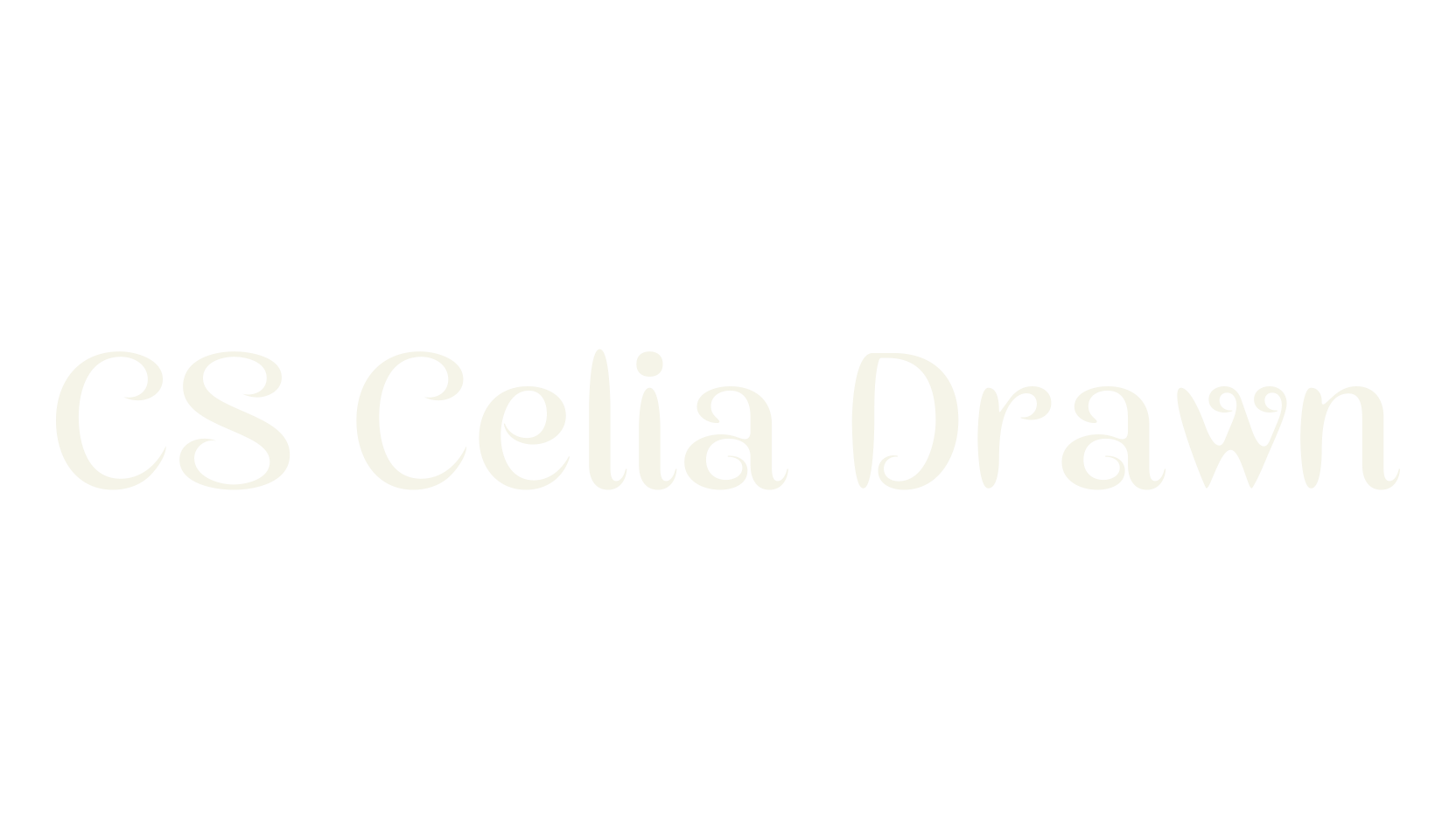 CS Celia Drawn, display market font preview