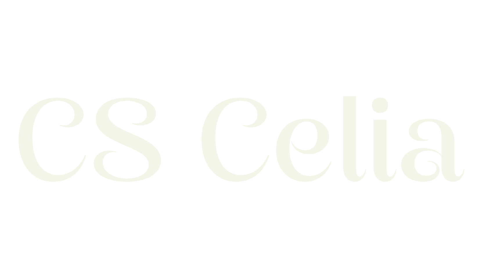 CS Celia, art deco font preview