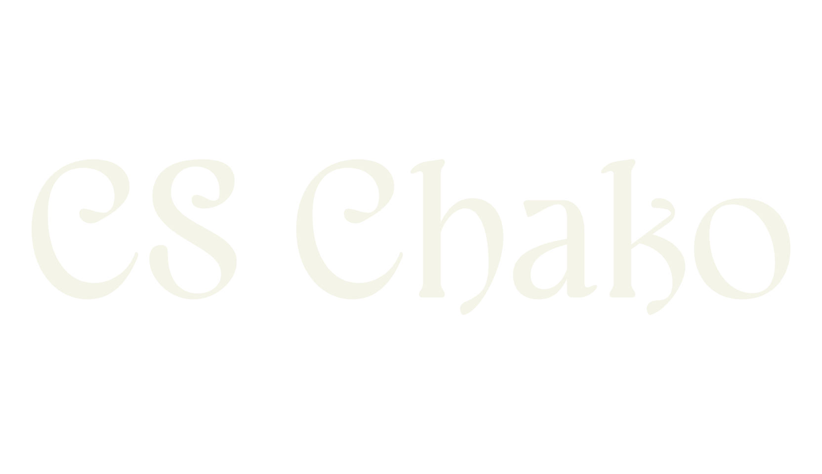 CS Chako, art deco font preview