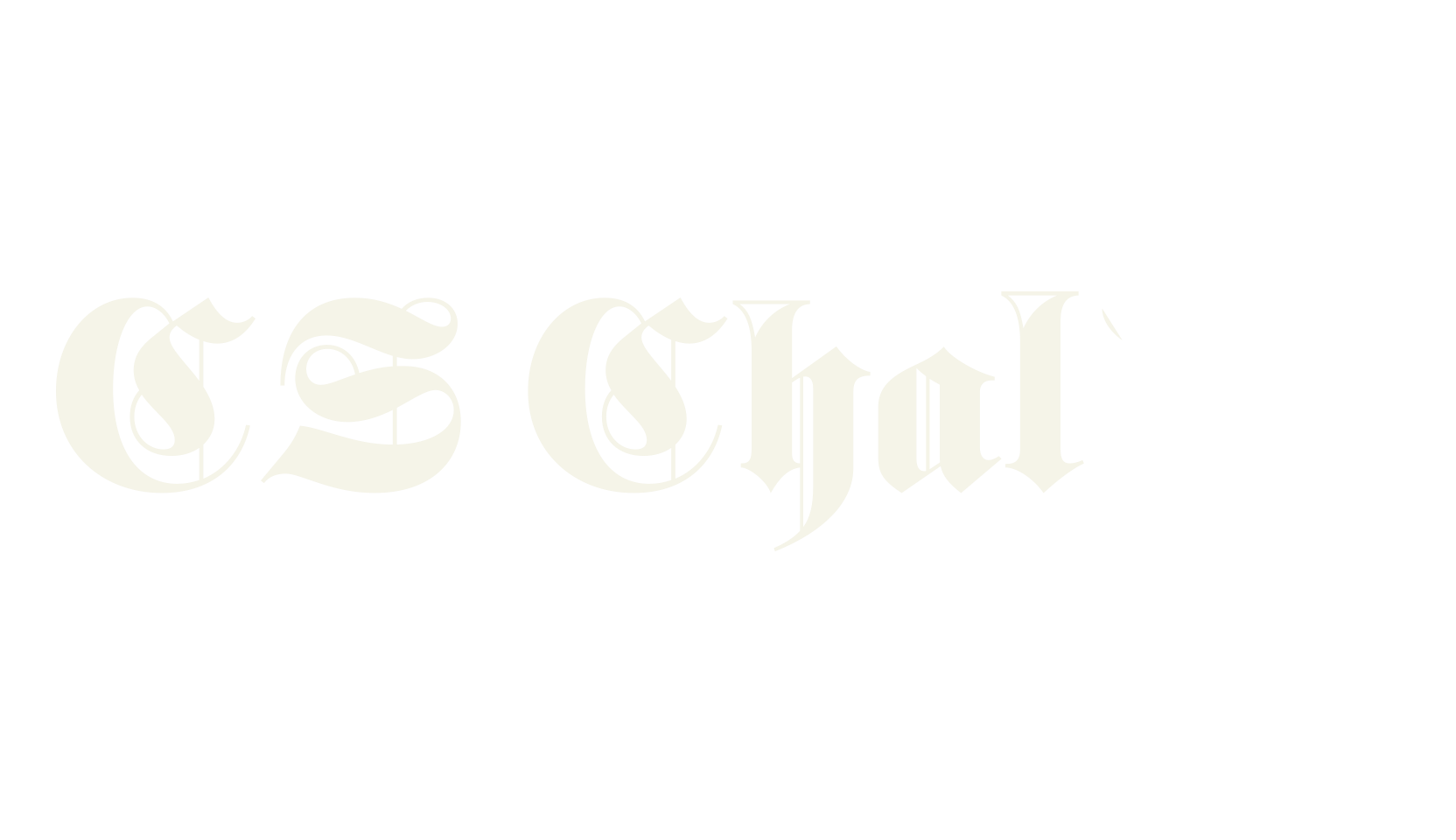 CS Chalise, old english font preview