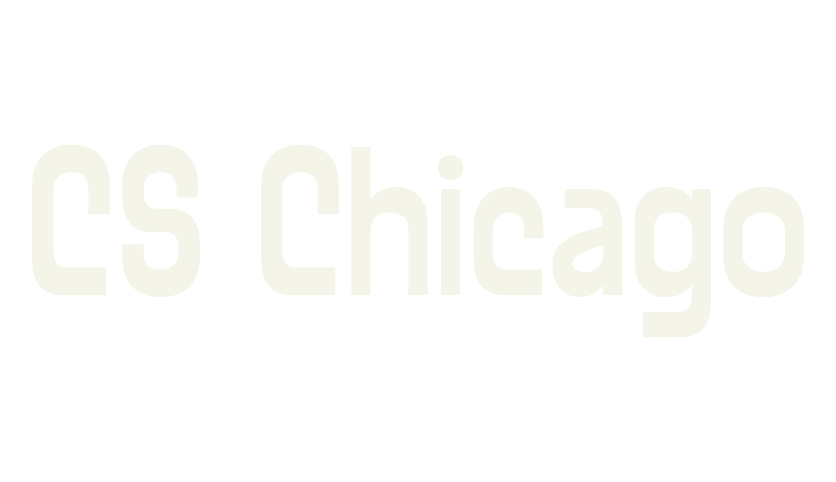 CS Chicago, logo font preview