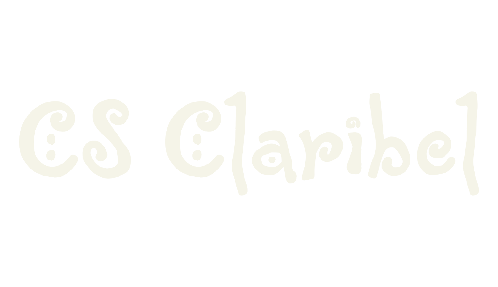 CS Claribel, whimsical font preview