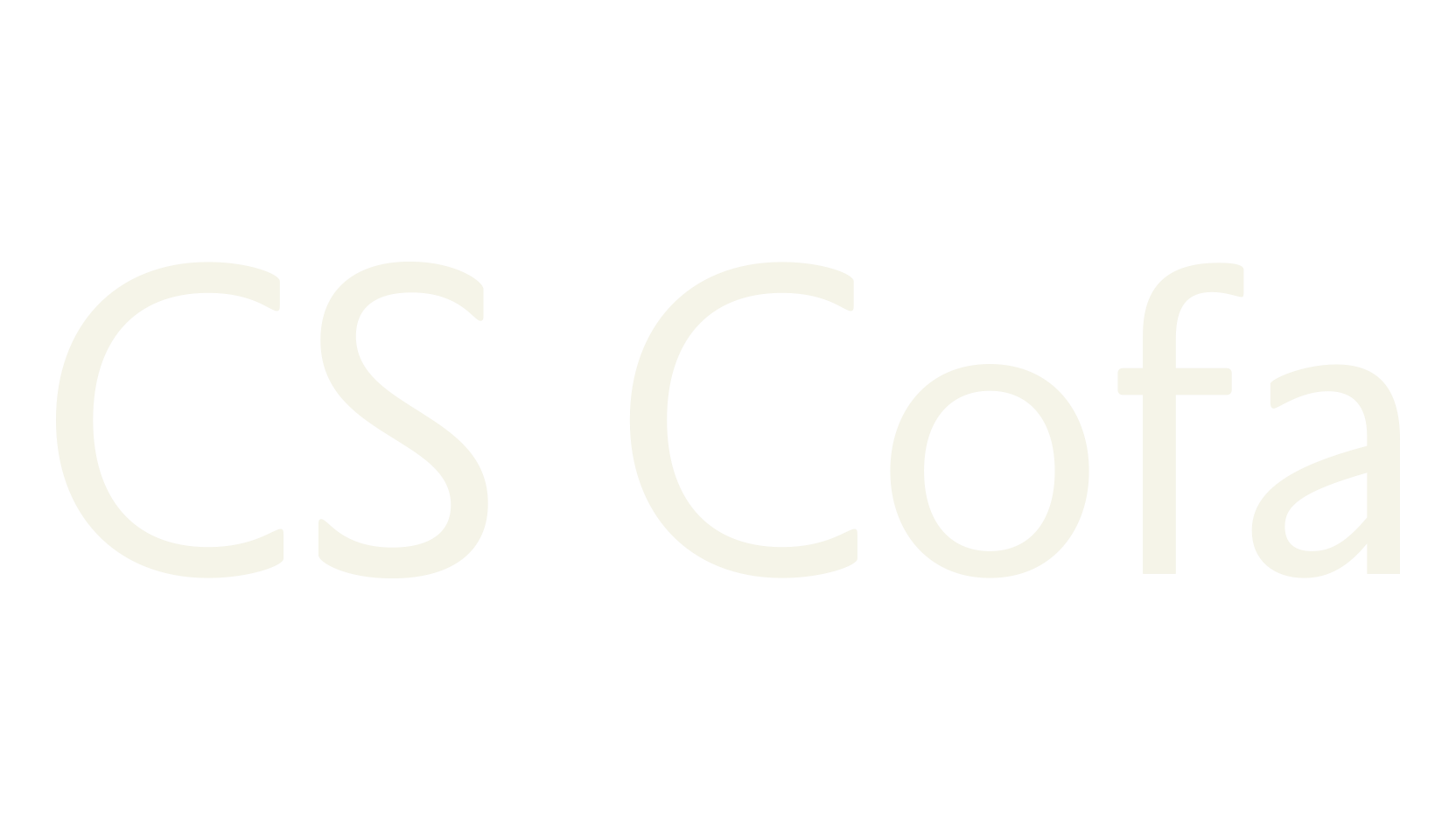 CS Cofa, clean font preview
