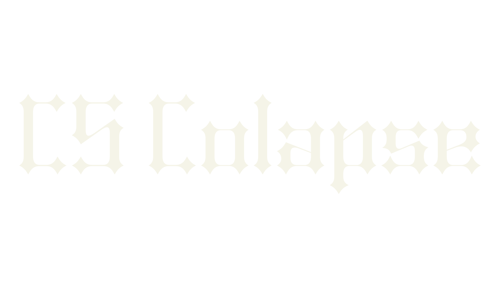 CS Colapse, gothic font preview