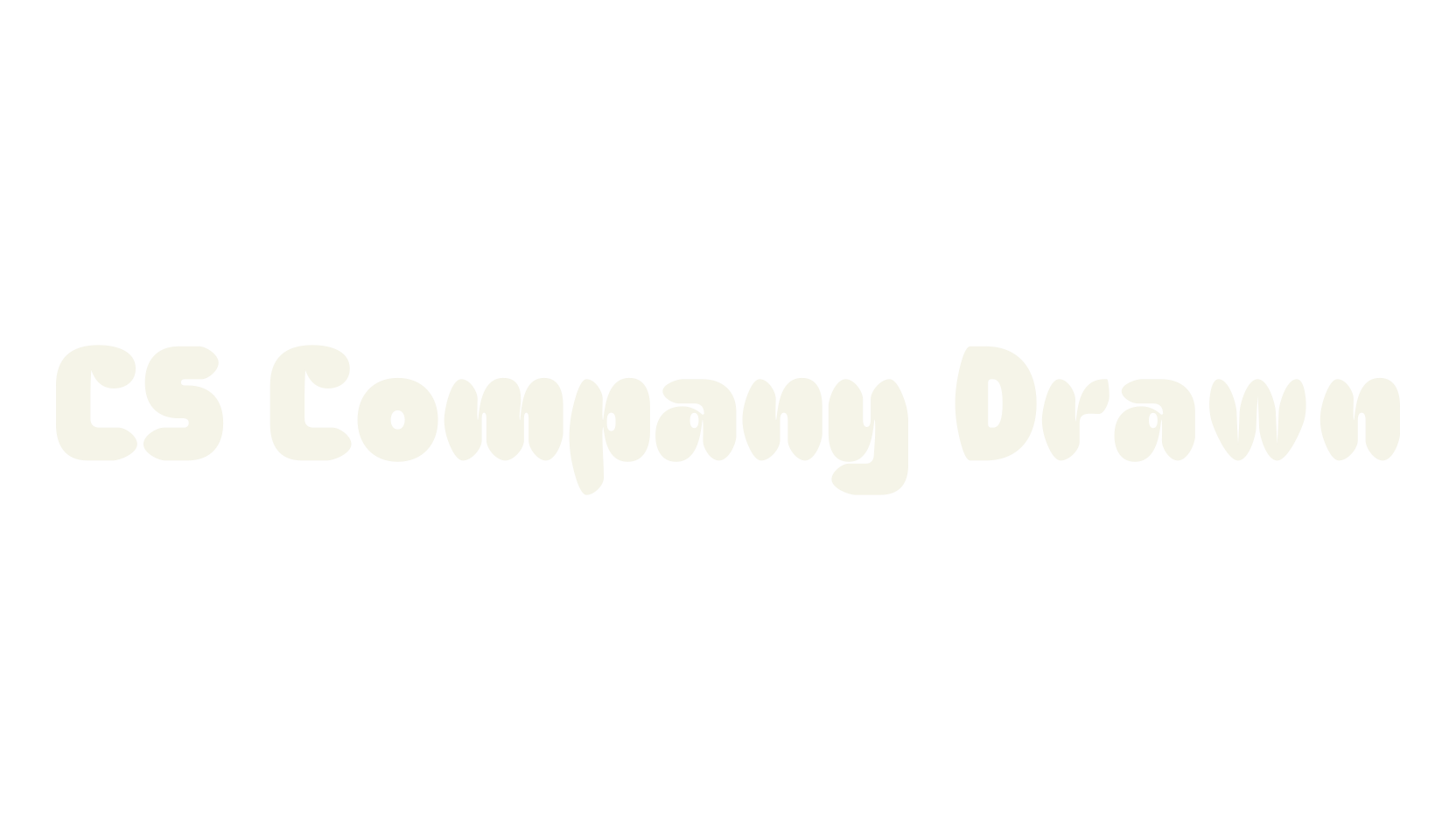 CS Company Drawn, bold font preview